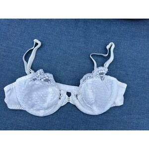Vtg New Valentino Intimo Bra Womens 34B  Lace Underwire 90s